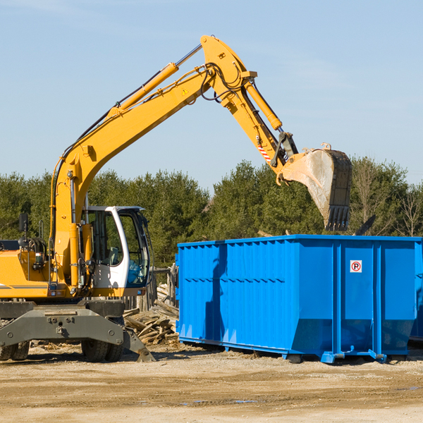 how many times can i have a residential dumpster rental emptied in Osterburg